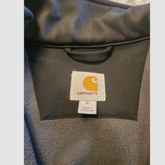 Carhartt Crowley Soft Shell Fleece- Lined Heavy Workwear Jacket - Picture 7 of 16